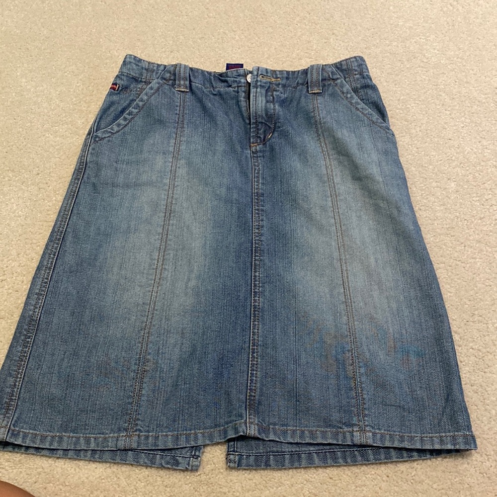 BCBG denim skirt